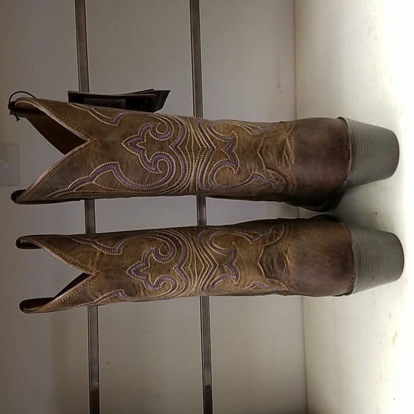 New Womens Ariat Round Up D-Toe 10011953 - Picture 3 of 7